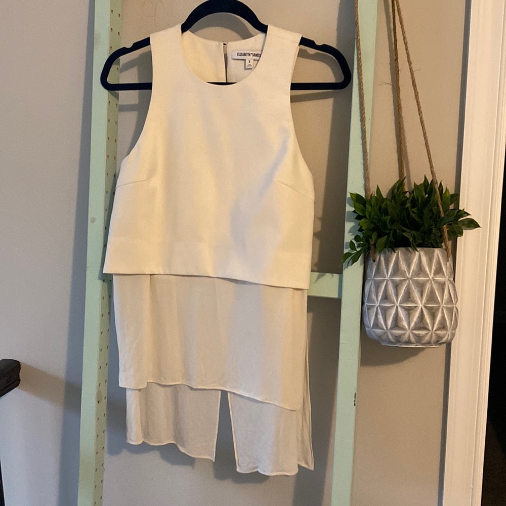 ELIZABETH AND JAMES Sleeveless Layered Top